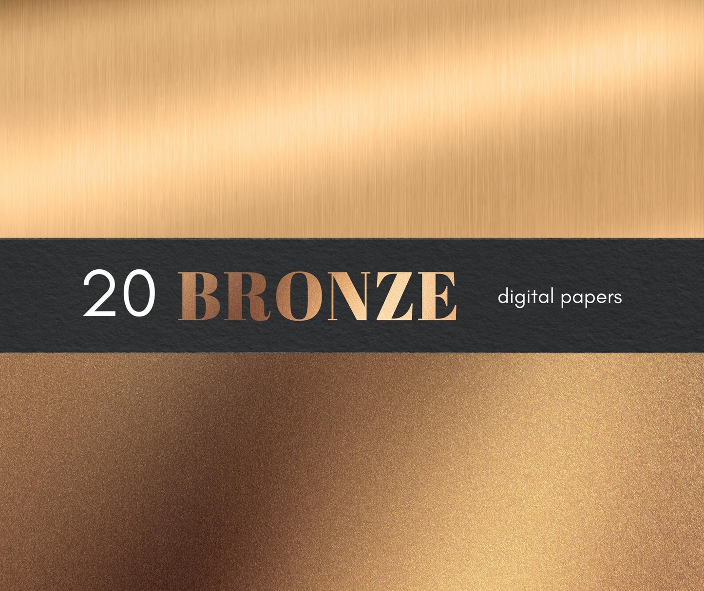 20 Bronze Digital Papers, Bronze Metallic Digital Backgrounds, Bronze Foil, Digital Scrapbook Paper, Bronze Textures, Bronze Gradients
