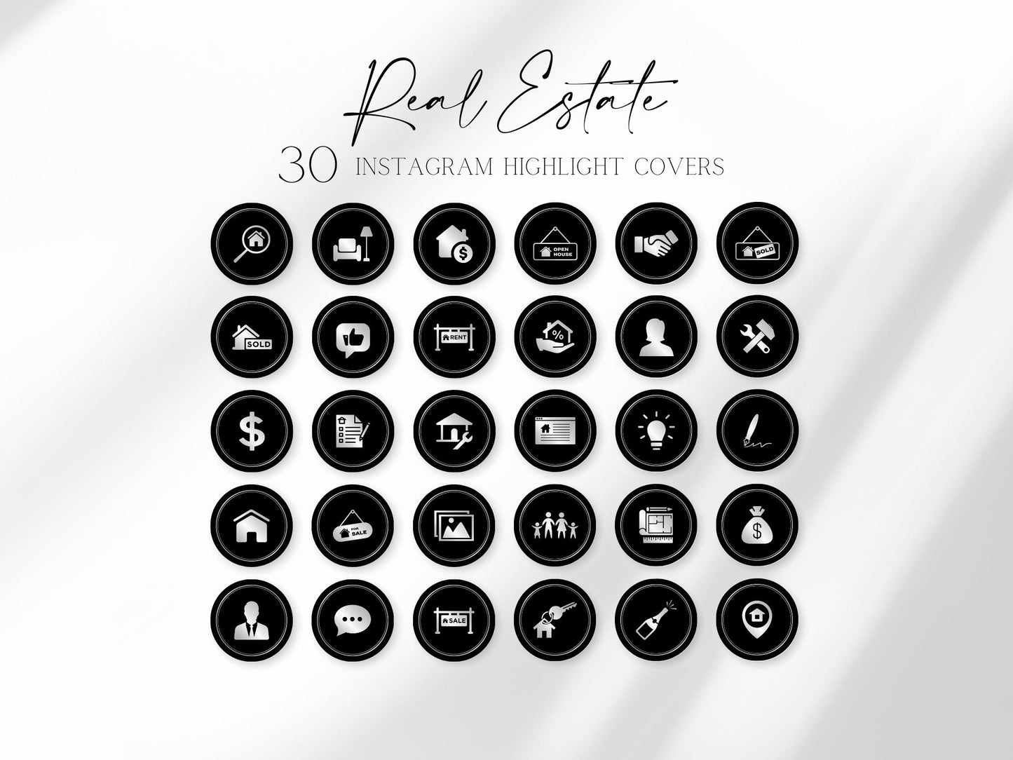 Real Estate Highlight Covers for Instagram Story