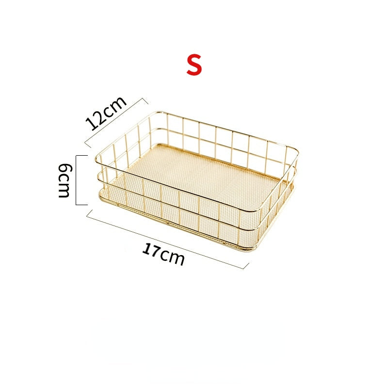 Gold and Rose Gold Desk Organizer. Pen Storage. Fashionable Office Desk Accessories and Supplies