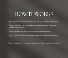 Load image into Gallery viewer, Classy UGC Rate Card Template Canva, Influencer Price Guide, Content Creator Rate Sheet, Editable Canva Template, Brand Collab Pricing
