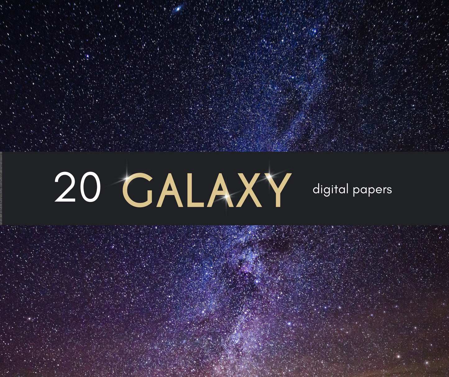 Galaxy Stars Digital Paper, Space Background, Cosmic Paper, Night Sky Stars, Stars Planets Paper, Stardust Digital Texture, Space Scrapbook