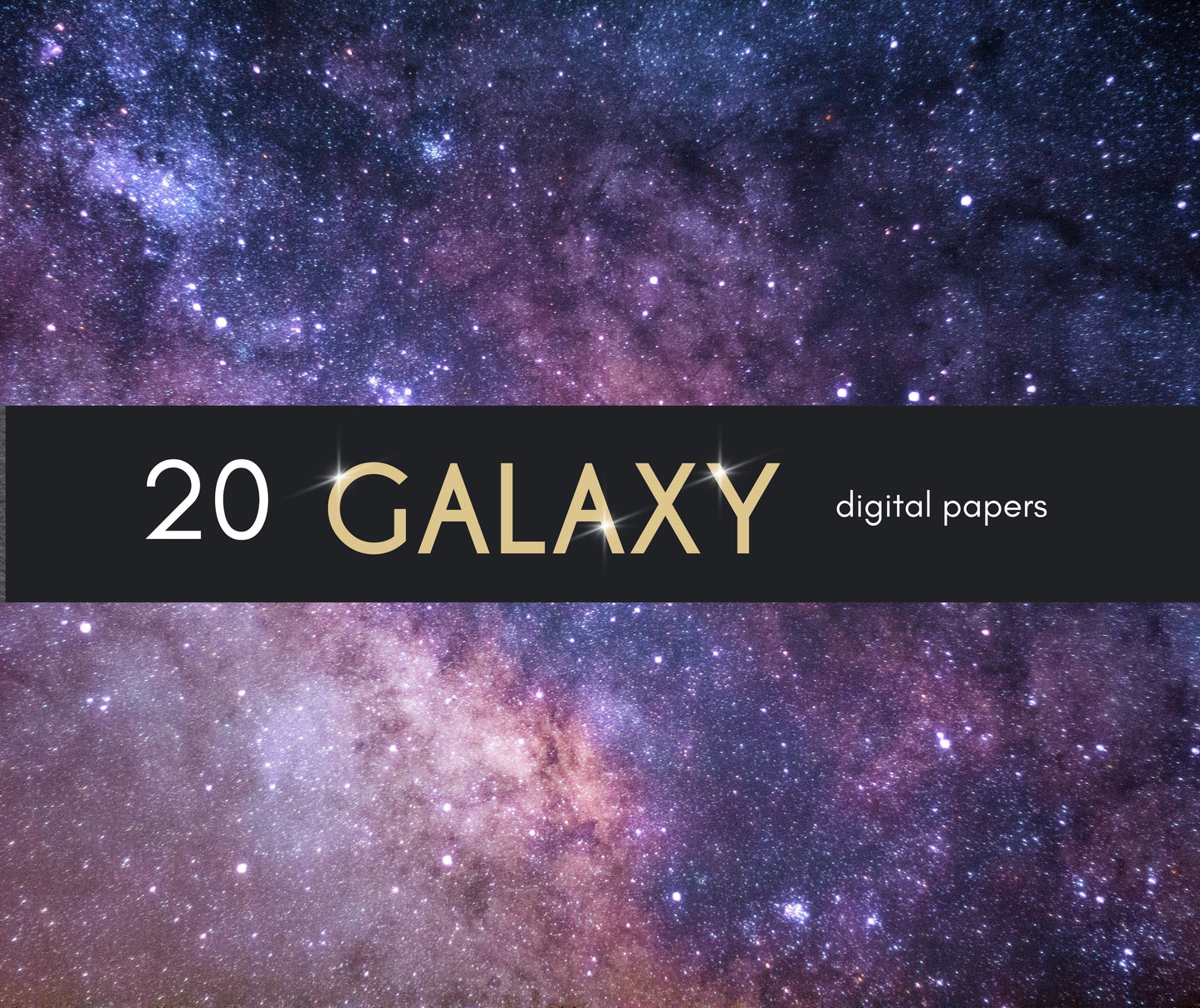 Galaxy Stars Digital Paper, Space Background, Cosmic Paper, Night Sky Stars, Stars Planets Paper, Stardust Digital Texture, Space Scrapbook