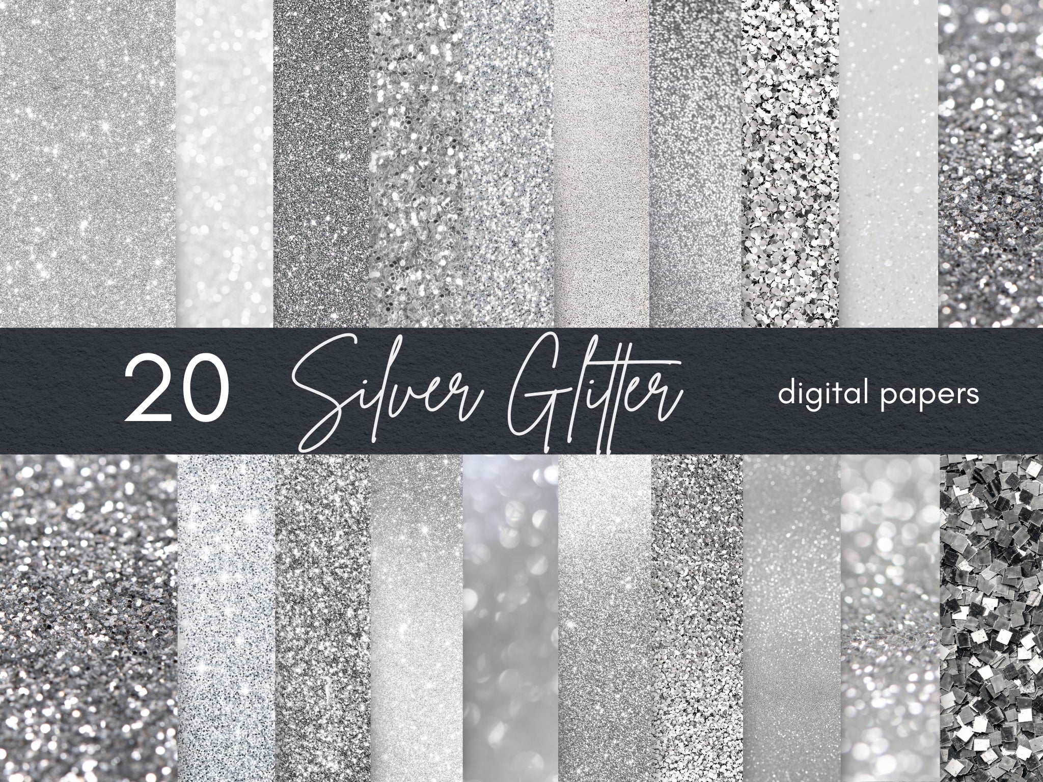 Glitter Digital Paper  The Digital Download Shop