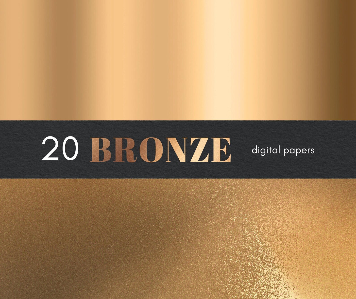 20 Bronze Digital Papers, Bronze Metallic Digital Backgrounds, Bronze Foil, Digital Scrapbook Paper, Bronze Textures, Bronze Gradients