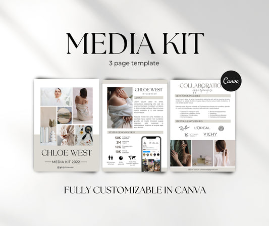 content creator media kit