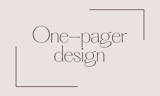 Elegant and Professional One-Pager Design