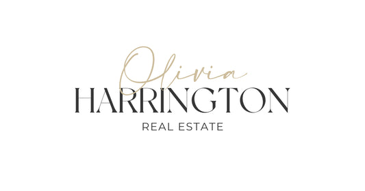 Premade Name Logo Design for a Realtor, Real Estate Agent, Business Coach | Customizable Text Logo With Script Font | Elegant Logo for Her