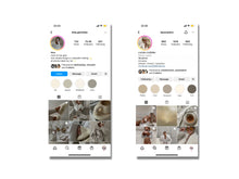 Load image into Gallery viewer, Neutral Cream Highlight Covers For Instagram | Neutral Nude Solid Colors Aesthetic Instagram Highlights | Modern Minimalist IG Story Covers
