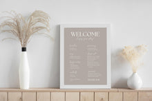 Load image into Gallery viewer, Airbnb Welcome Sign Template | Airbnb Template Canva | Home Rental Wi-Fi, House Rules and Check Out Instructions | Airbnb Arrival Poster
