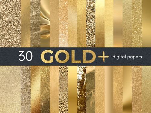 Gold Digital Papers