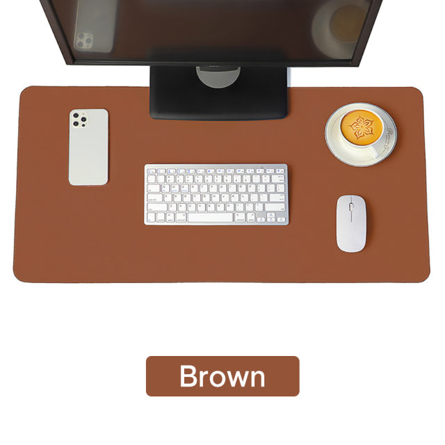 Office Desk Protector Mat. PU Leather Waterproof Desktop Pad. Free Shipping!