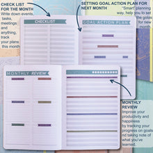 Load image into Gallery viewer, Undated Daily Planner 2023. Minimalist Organizer, Goal &amp; Habit Tracker. Free Shipping!
