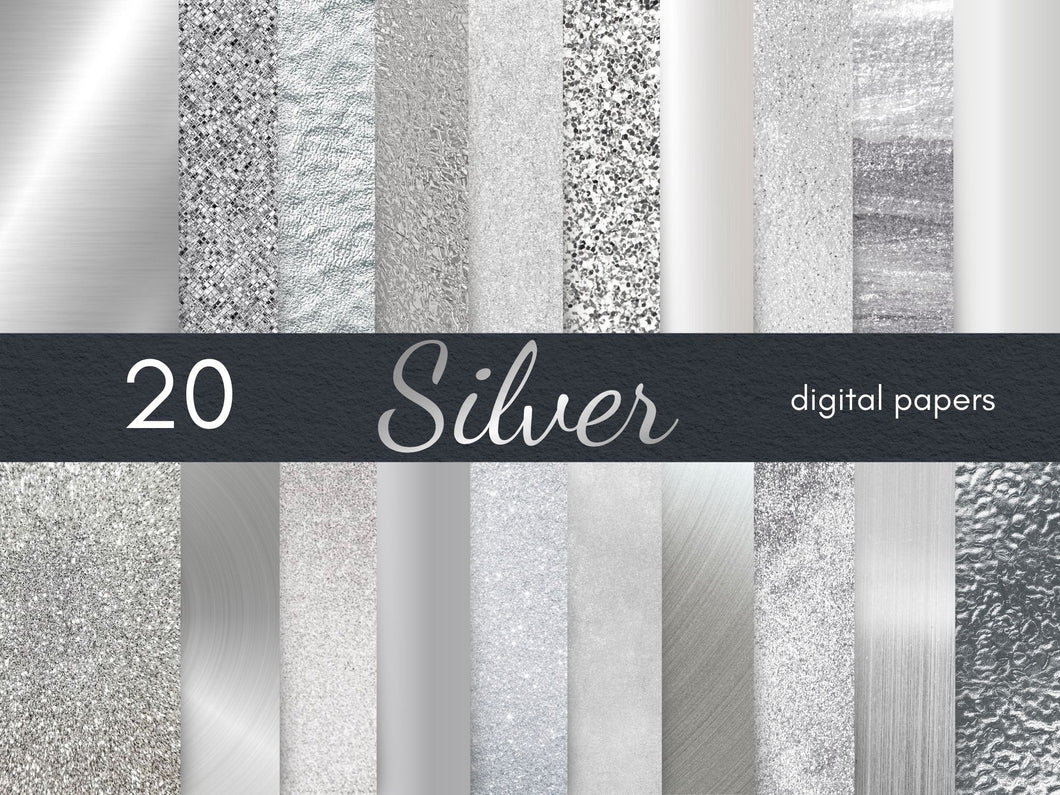 Silver Digital Papers