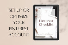 Load image into Gallery viewer, Pinterest Checklist | Set Up or Optimize Your Pinterest Business Account | SMM | Digital Marketing eBook

